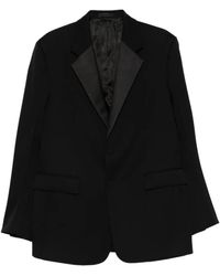 Lanvin - Blazer A Maniche Lunghe - Lyst
