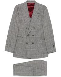 Brunello Cucinelli - チェック スーツ - Lyst