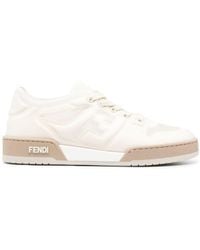 Fendi - Mesh Round Toe Sneakers For - Lyst