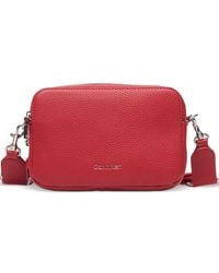 Calvin Klein - Sac À Bandoulière À Bride Logo Grainé - Lyst