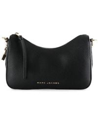 Marc Jacobs - Logo-Print Pebbled Leather Shoulder Bag - Lyst