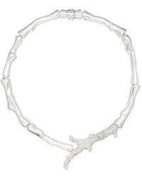 Tory Burch - Halskette mit Kristallen im Korallendesign - Lyst