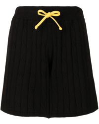Joshua Sanders - ドローストリング ケーブルニット ショートパンツ - Lyst