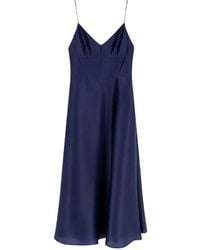 Alberta Ferretti - Silk Dress - Lyst