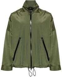 Song For The Mute - Zip-up Crinkled Jacket - Lyst