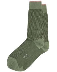 Hackett - Herringbone-Jacquard Cotton Socks - Lyst