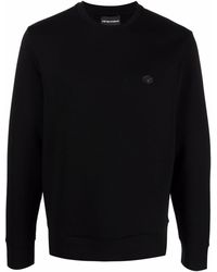 Emporio Armani - Sweater Met Logopatch - Lyst