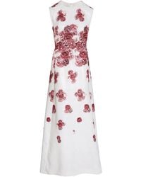 Giambattista Valli - Floral Sequin-Embellished Midi Dress - Lyst