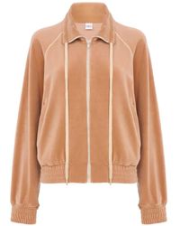 Chloé - Logo-Embroidered Velvet Sweater - Lyst