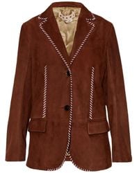 Marni - Leren Jack - Lyst