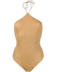 Oséree Metallic-Badeanzug mit Lurex - Mettallic