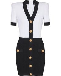 Balmain - Knitted Dresses - Lyst