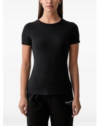 Trussardi - Logo-Embroidered T-Shirt - Lyst