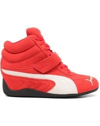PUMA - Speedcat Wedge Lace-Up Sneakers - Lyst