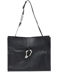 HELIOT EMIL - Luculent Carabiner Leather Messenger Bag - Lyst
