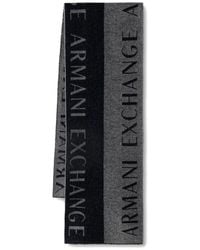 ARMANI EXCHANGE - Schal Mit Ausgefransten Kanten - Lyst