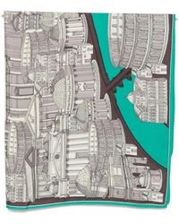 Inoui Edition - Architectural-Print Scarf - Lyst
