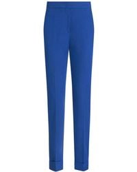 Etro - Stretch-Cotton Cropped Trousers - Lyst
