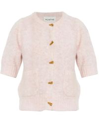 Munthe - Locca Vest Met Zak En Knoop - Lyst