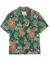 AFTERMATHS - Graphic-Print Short-Sleeve Shirt - Lyst