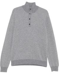 Corneliani - Jersey con cierre de botón - Lyst