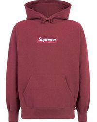 Red Supreme Hoodies for Men | Lyst