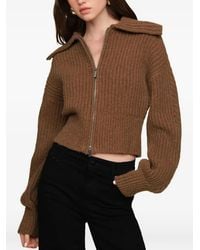 AMUR - Emery Cable-Knit Sweater - Lyst