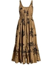 Cinq À Sept - Vernetta Floral-Print Tiered Dress - Lyst