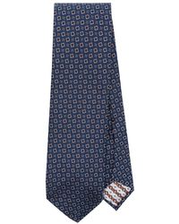 Lardini - Cravate à motif géométrique - Lyst