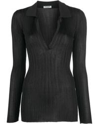 DURAZZI MILANO - Top Met V-Hals - Lyst