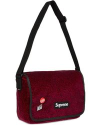 Supreme Velvet Small Messenger Bag Black Buy Supreme Velvet Small