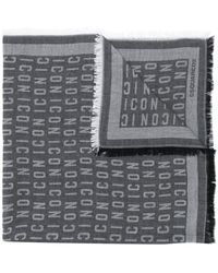 DSquared² 'Icon' Schal - Grau