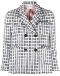 Thom Browne - Cotton Cropped Sportcoat - Lyst