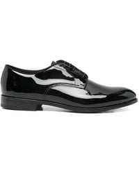 Doucal's - Patent-Leather Derby Shoes - Lyst