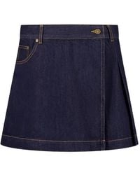 House Of Sunny - Pleat Mini Skirt - Lyst