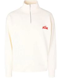 MSGM - Rabbit-Detail Zip Sweater - Lyst