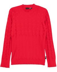 Love Moschino - Scalloped-Edge Sweater - Lyst