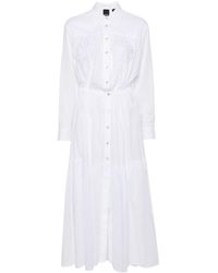 Pinko - Dolce Vita Maxi Shirt Dress - Lyst