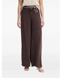 Benetton - Pantalon Ample À Taille Ceinturée - Lyst
