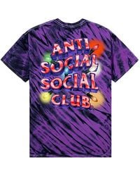 ANTI SOCIAL SOCIAL CLUB - Tie-Dye Graphic-Print T-Shirt - Lyst