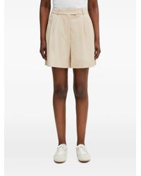 Lacoste - Pleated Tailored Shorts - Lyst