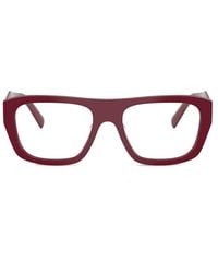 Prada - Geometric-Frame Glasses - Lyst