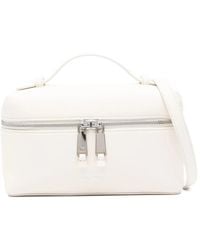 Emporio Armani - Mini Leather Tote Bag - Lyst