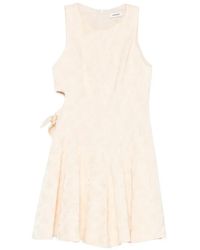 Sandro - Vestido Corto Con Motivo Floral En Jacquard - Lyst