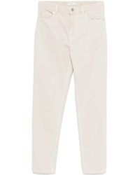 TOTEME - Denim Jeans With Logo Patch - Lyst