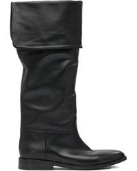strategia shoes - Kniehohe Lederstiefel - Lyst