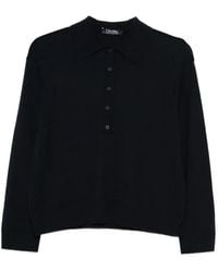 Max Mara - Button-Up Collar Polo Top - Lyst