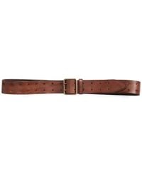 RRL - Ceinture En Cuir À Détails De Perforations - Lyst