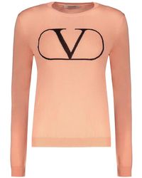 Valentino Garavani - Vlogo Signature Wool Sweater - Lyst