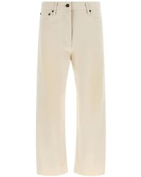 The Row - Fortino Raw-Cut Straight-Leg Jeans - Lyst
